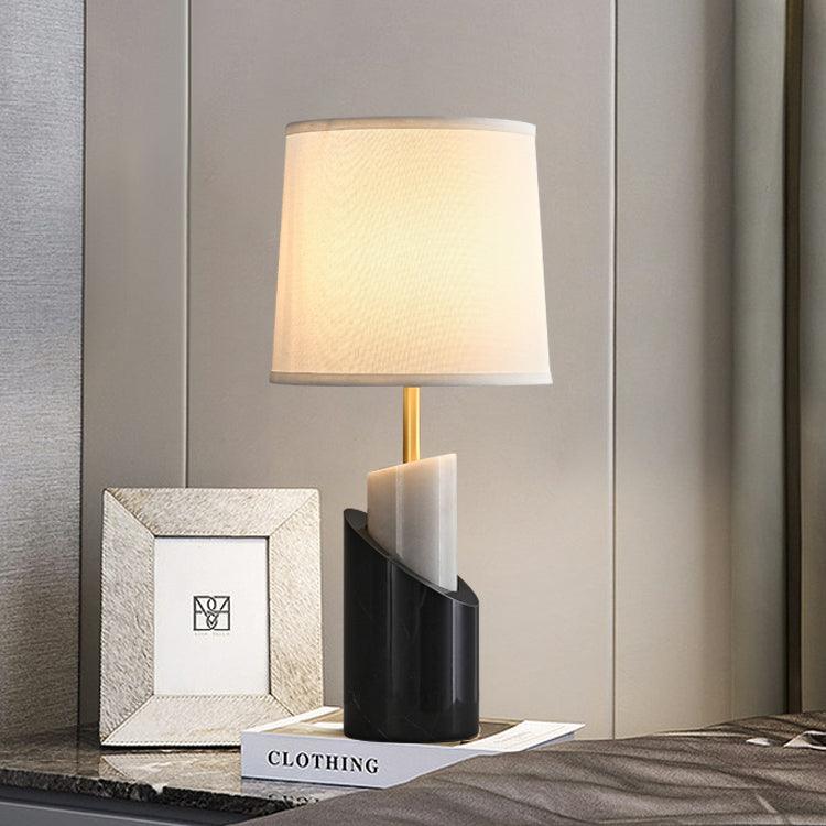 Crest Contemporary Brass Table Lamp