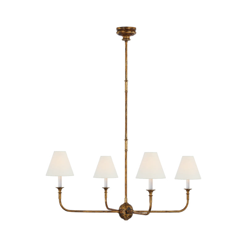 Arthaila Vintage Industrial Grande Fabric Chandelier - Neutral Decor