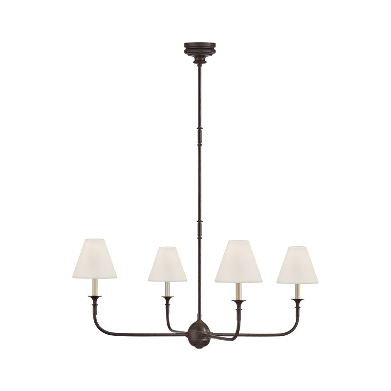 Arthaila Vintage Industrial Grande Fabric Chandelier - Neutral Decor