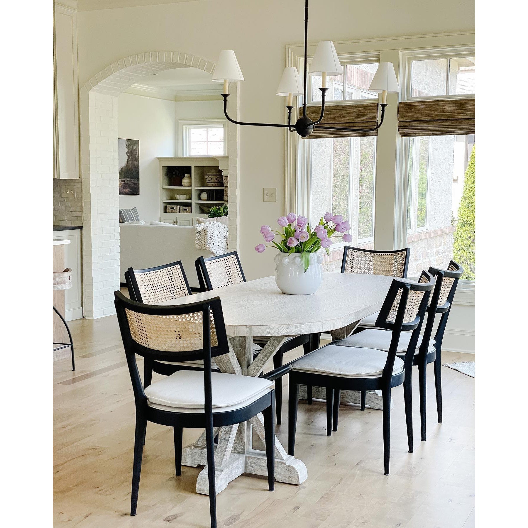 Arthaila Vintage Industrial Grande Fabric Chandelier - Neutral Decor