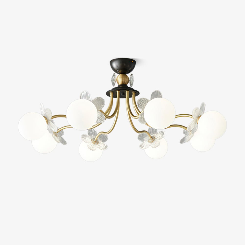 Orlaeila Art Blossom Flower Glass Chandelier