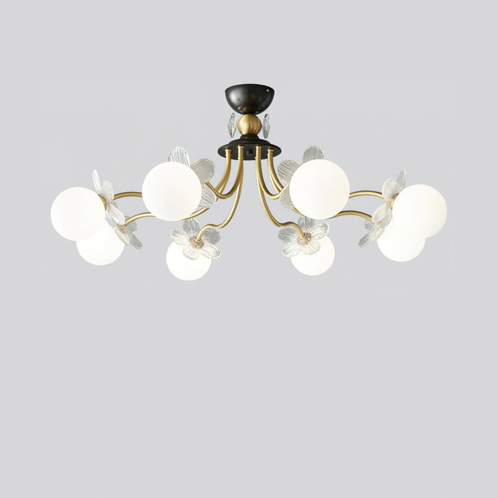 Orlaeila Art Blossom Flower Glass Chandelier