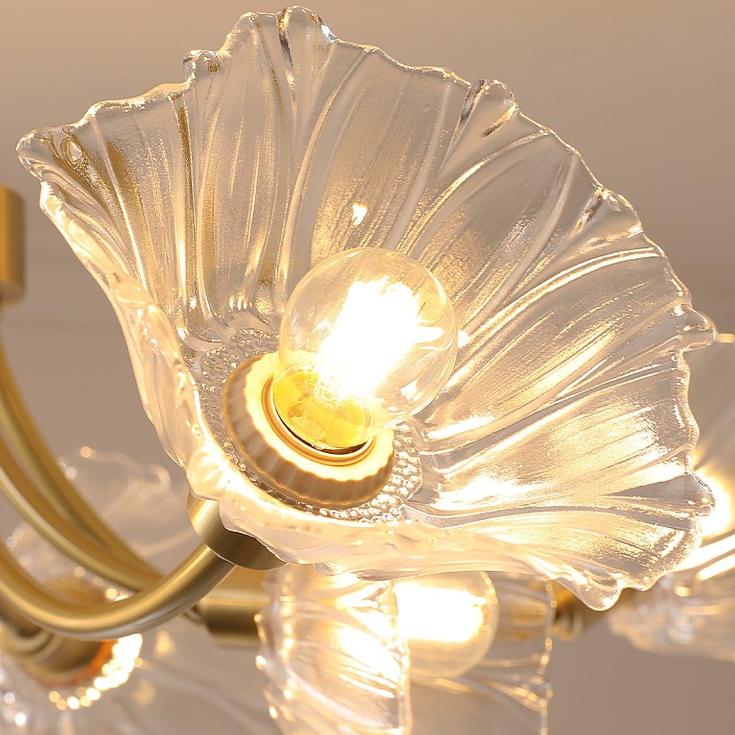Glenwell Flower Glass Chandelier