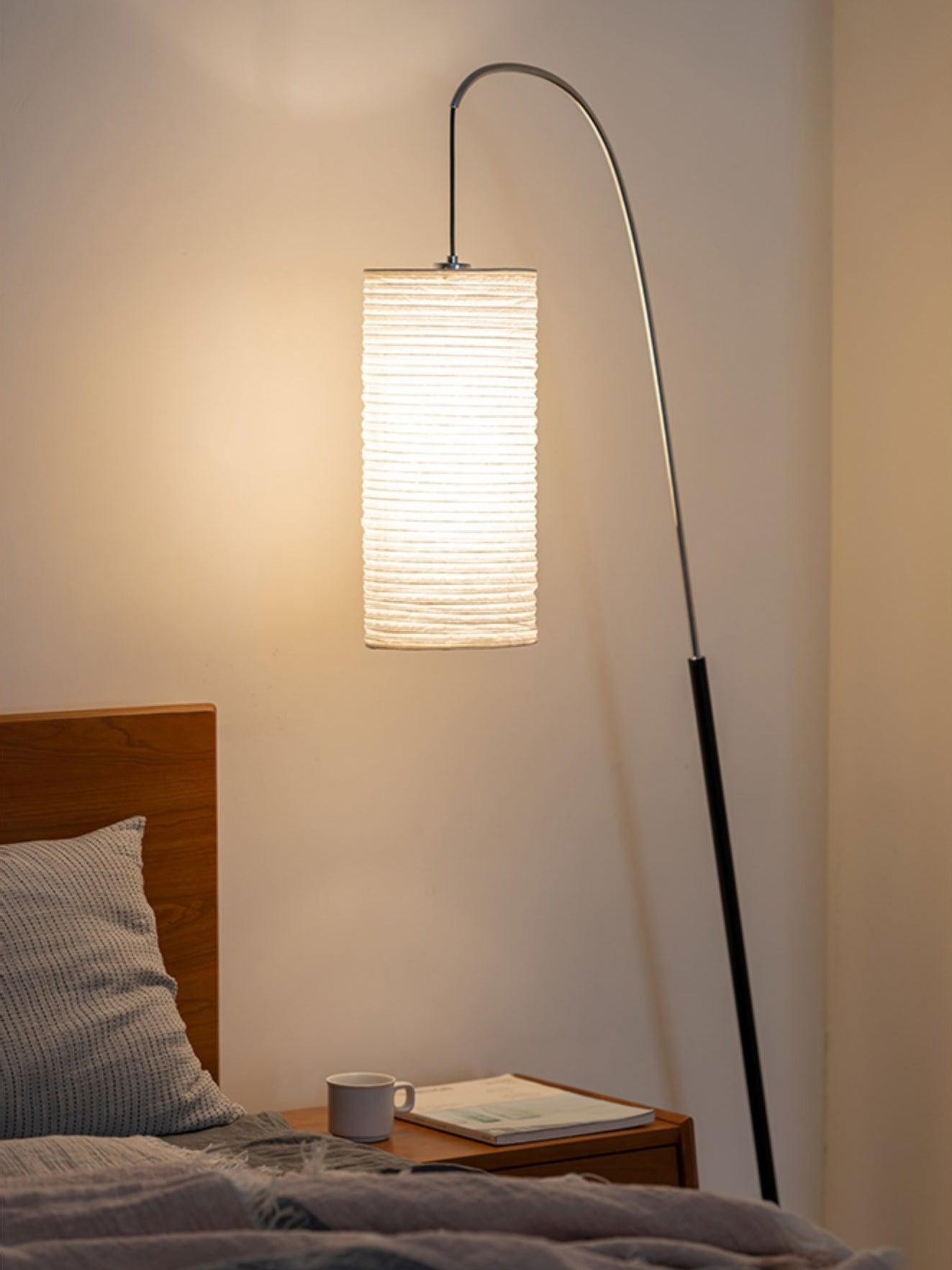 Polvin Contemporary Paper Floor Lamp
