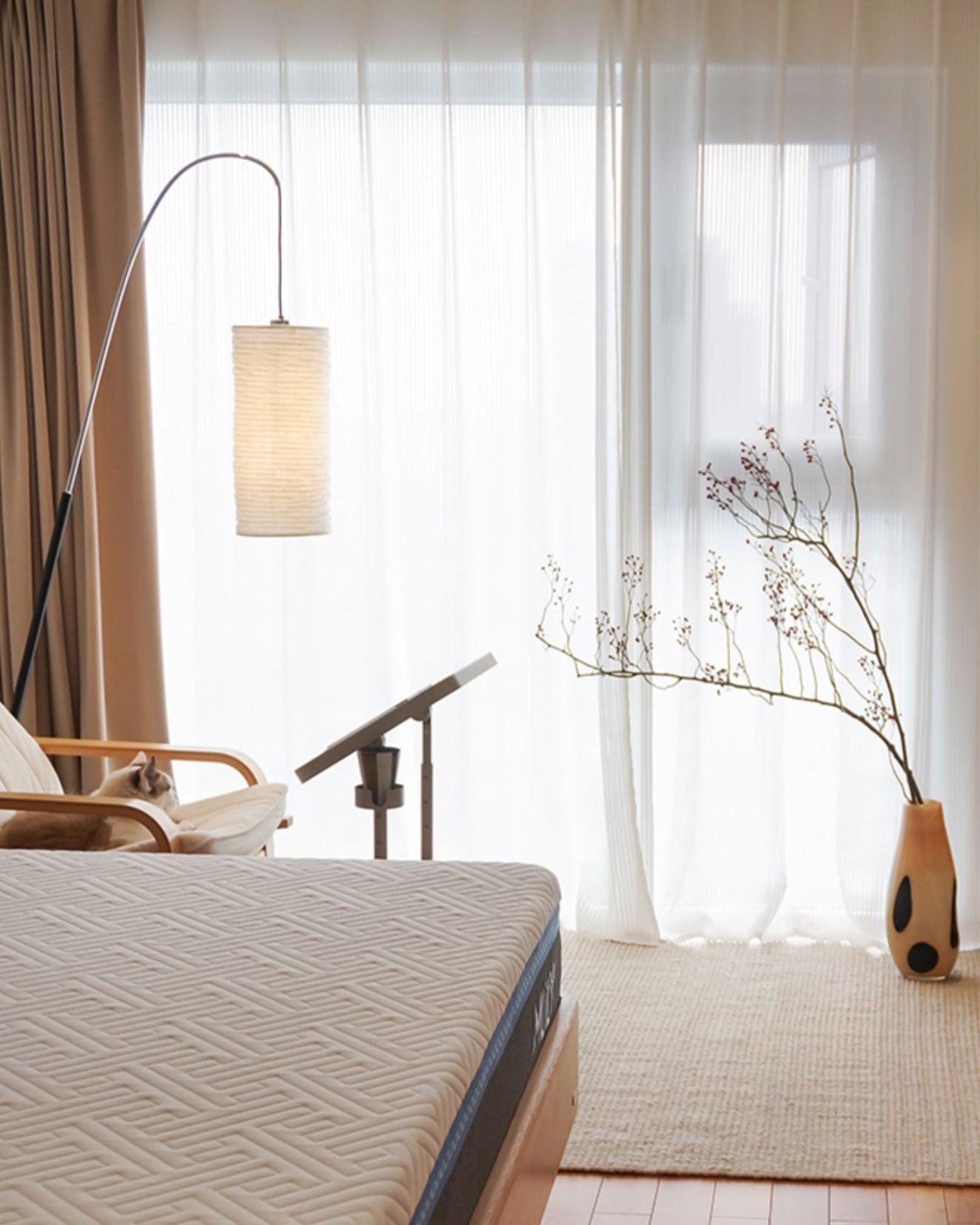 Polvin Contemporary Paper Floor Lamp
