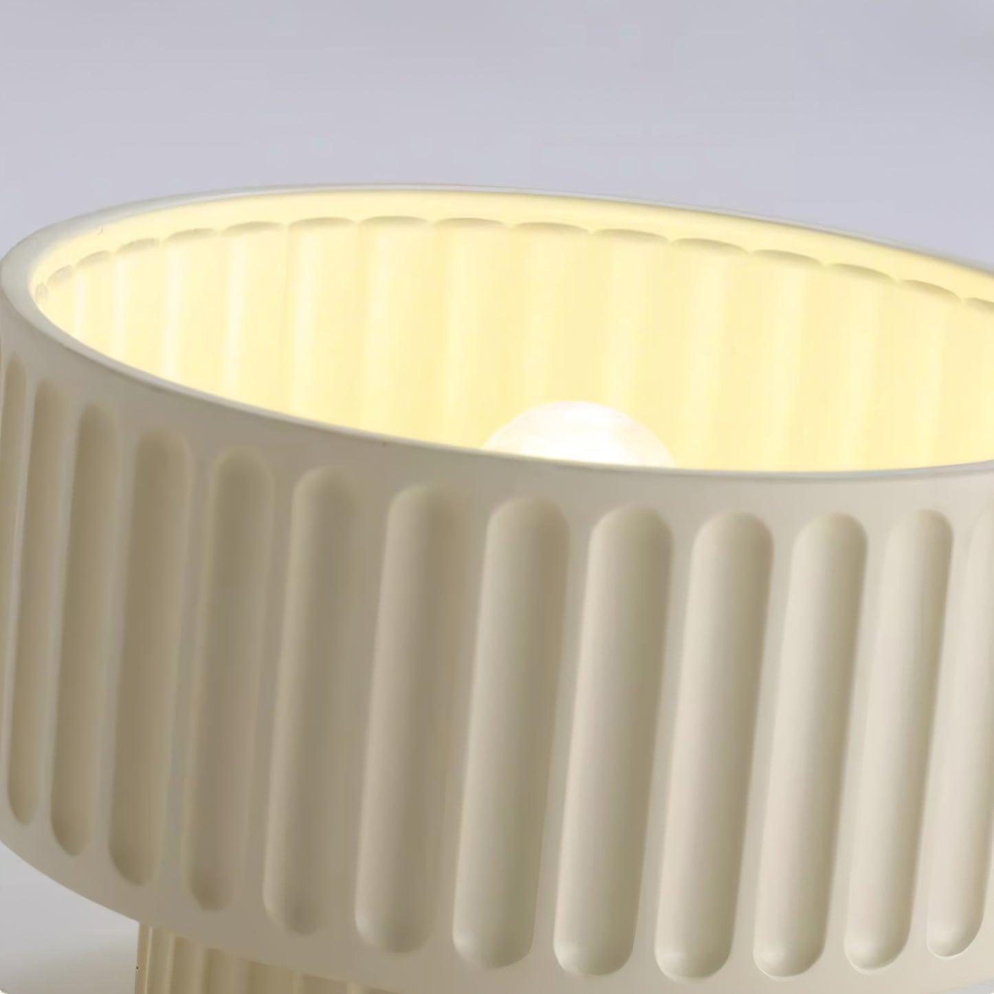 Lucaraine Ceiling Lamp with Pleated Acrylic Shade