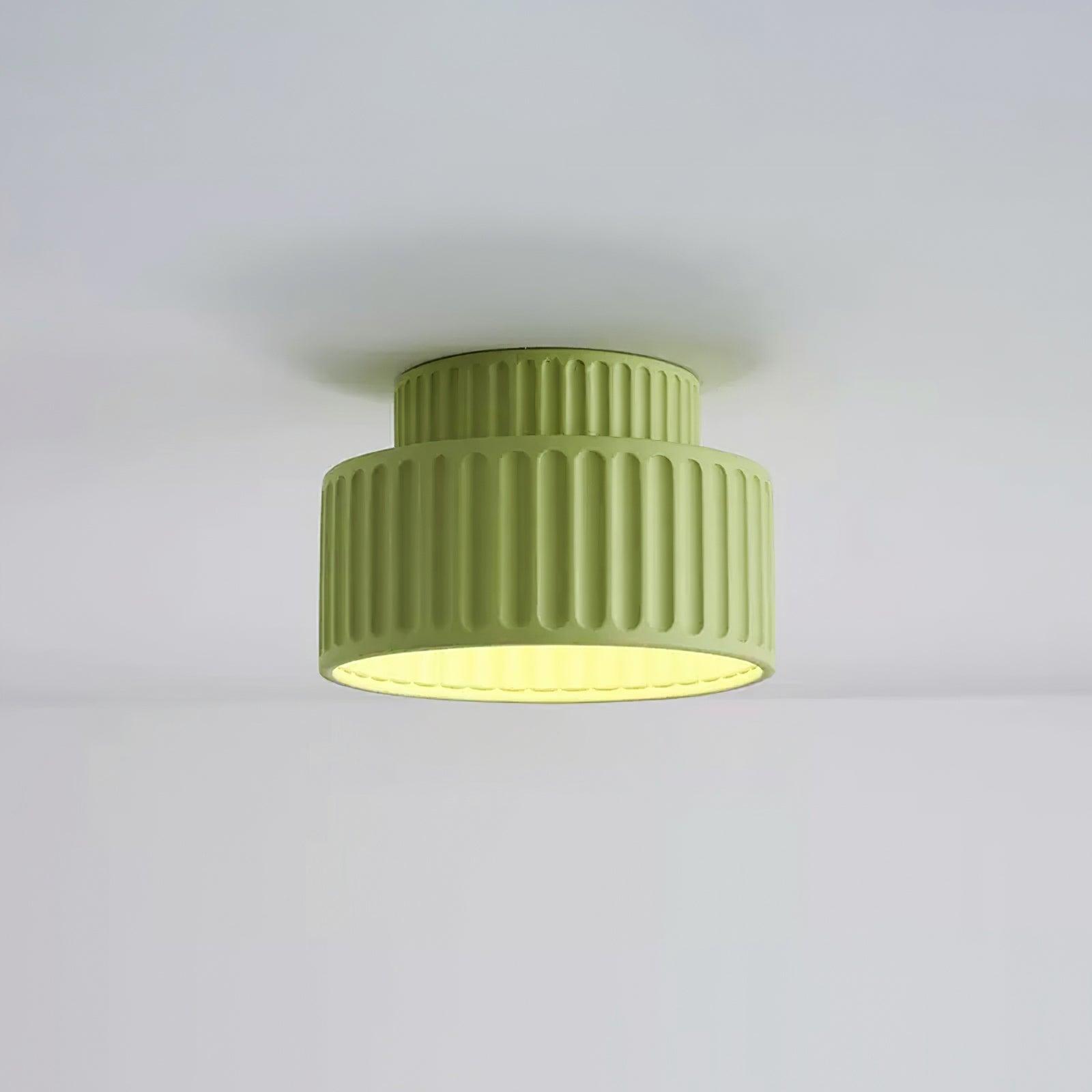 Lucaraine Ceiling Lamp with Pleated Acrylic Shade