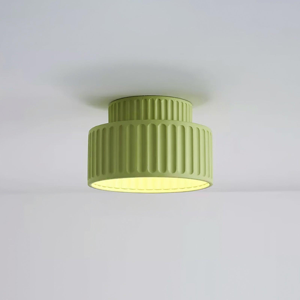 Lucaraine Ceiling Lamp with Pleated Acrylic Shade