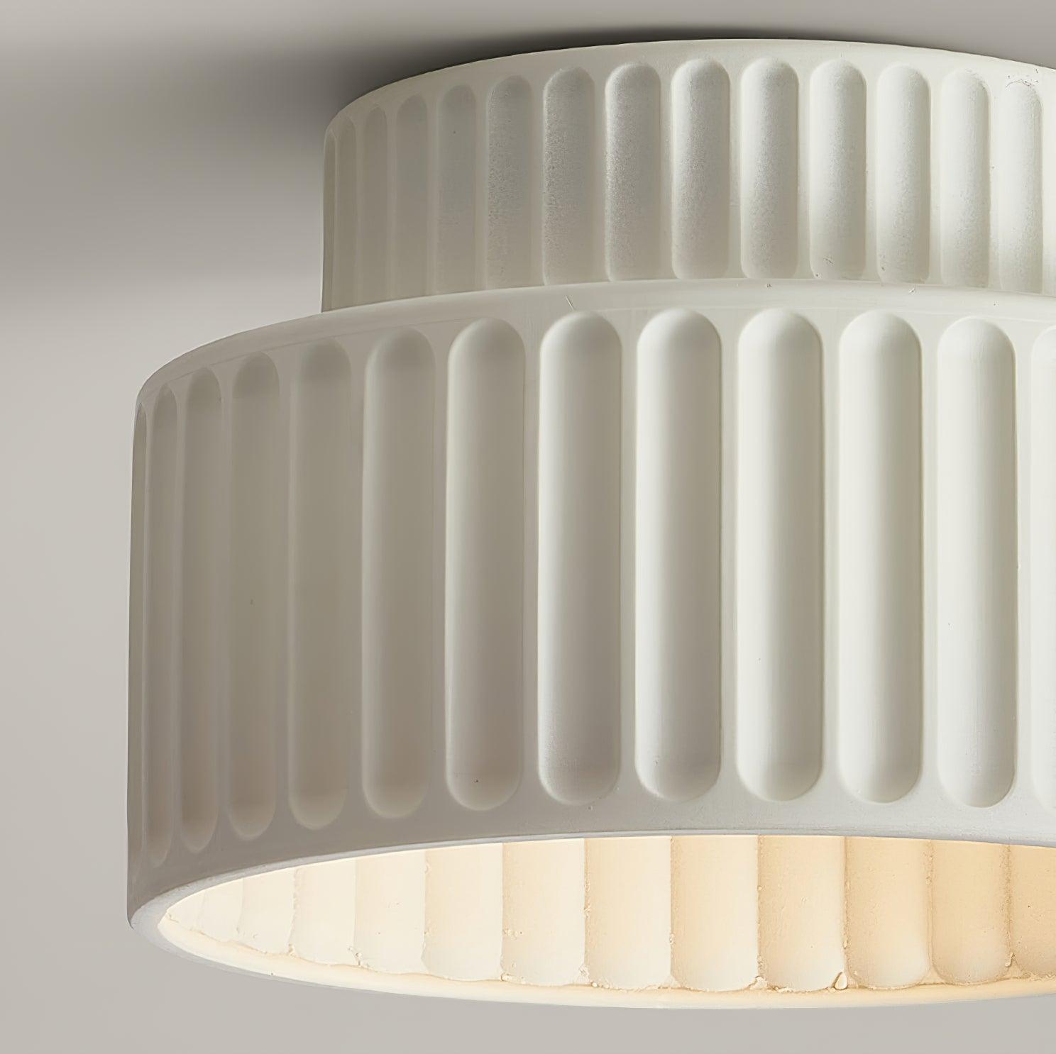 Lucaraine Ceiling Lamp with Pleated Acrylic Shade