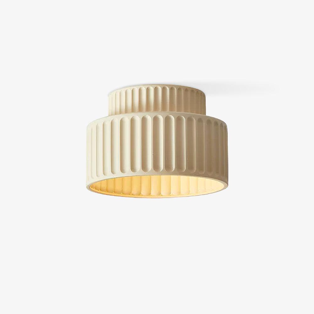 Lucaraine Ceiling Lamp with Pleated Acrylic Shade