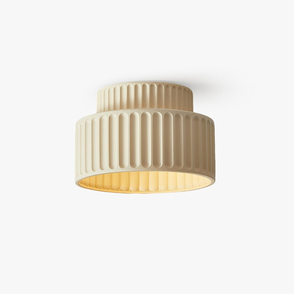 Lucaraine Ceiling Lamp with Pleated Acrylic Shade