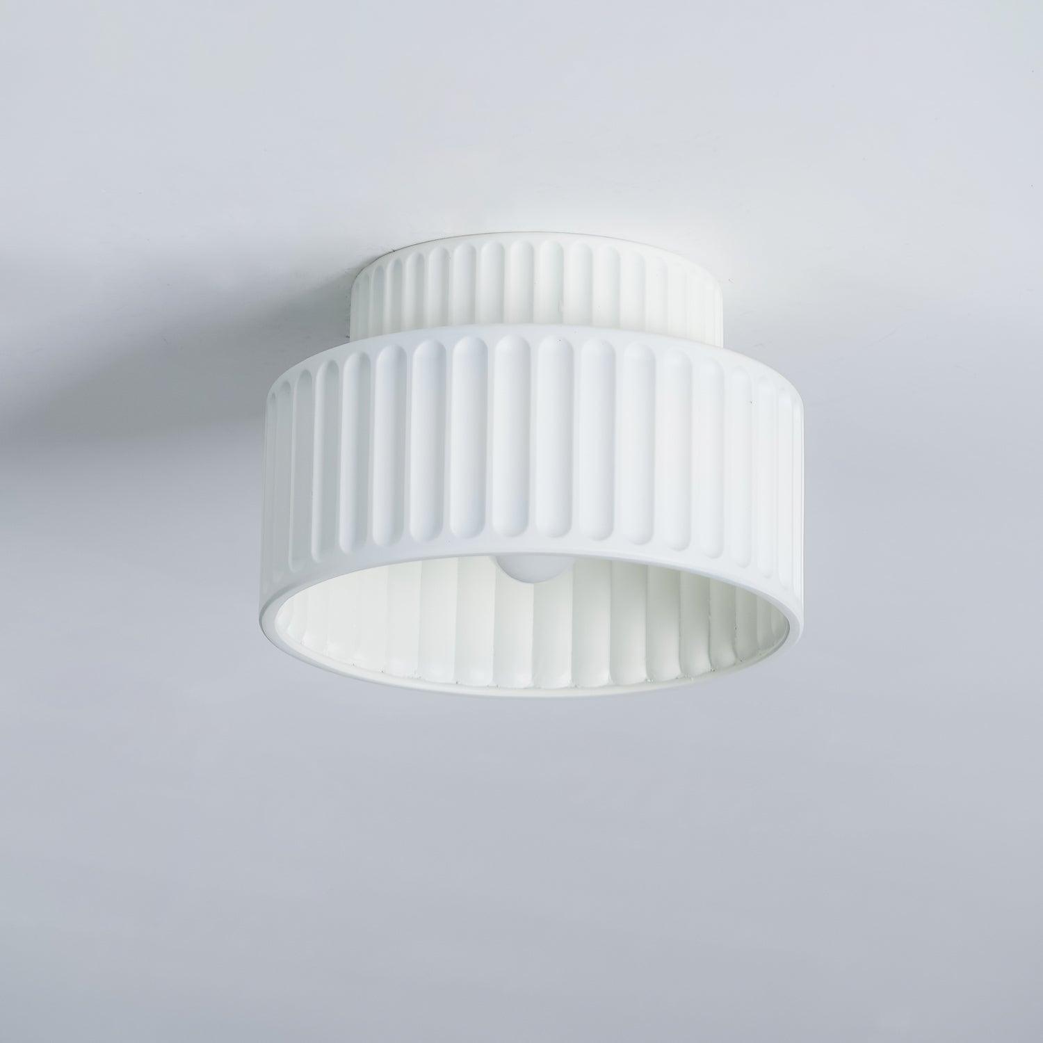 Lucaraine Ceiling Lamp with Pleated Acrylic Shade
