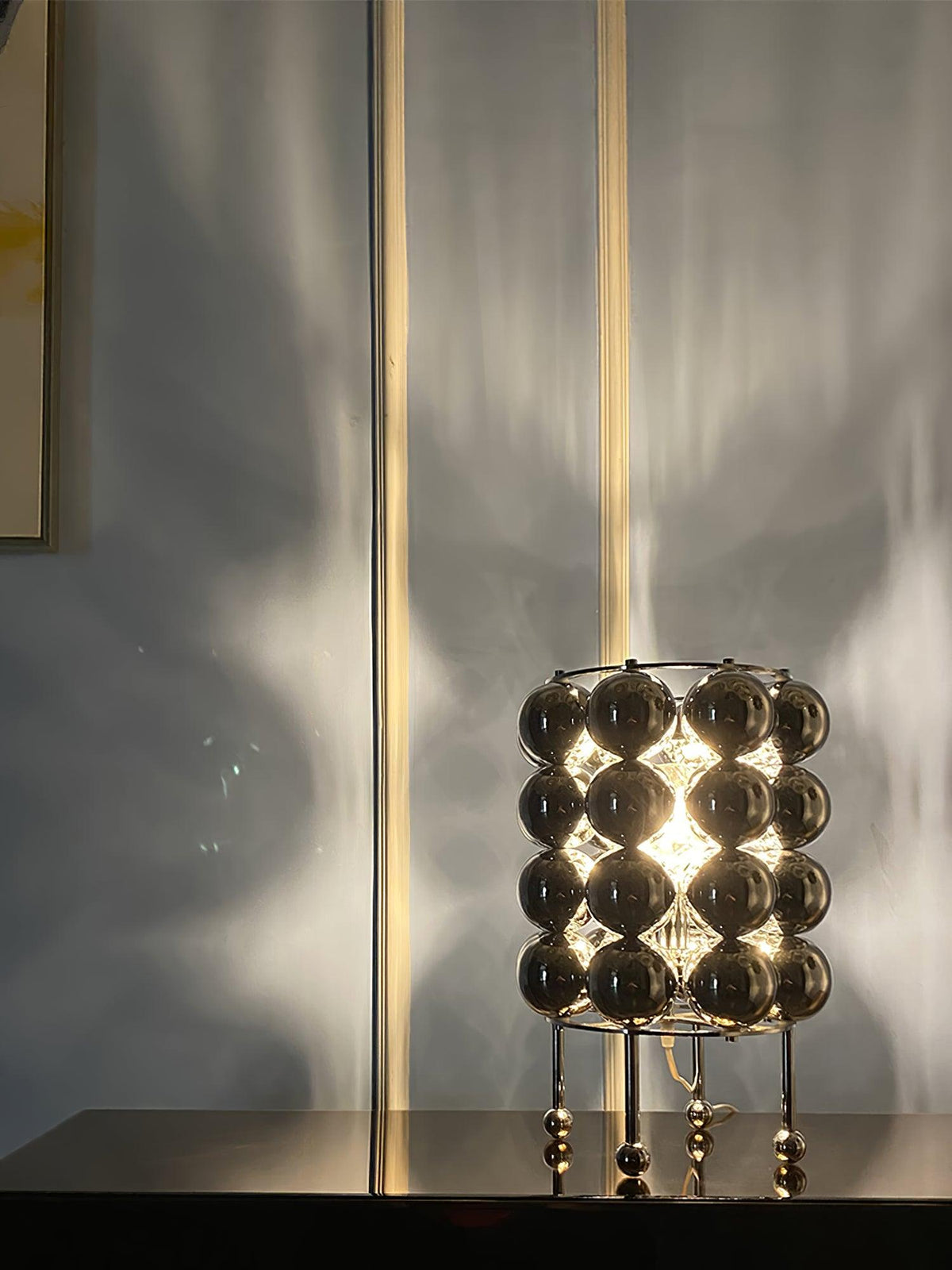 Lirra Steel Futuristic Table Lamp