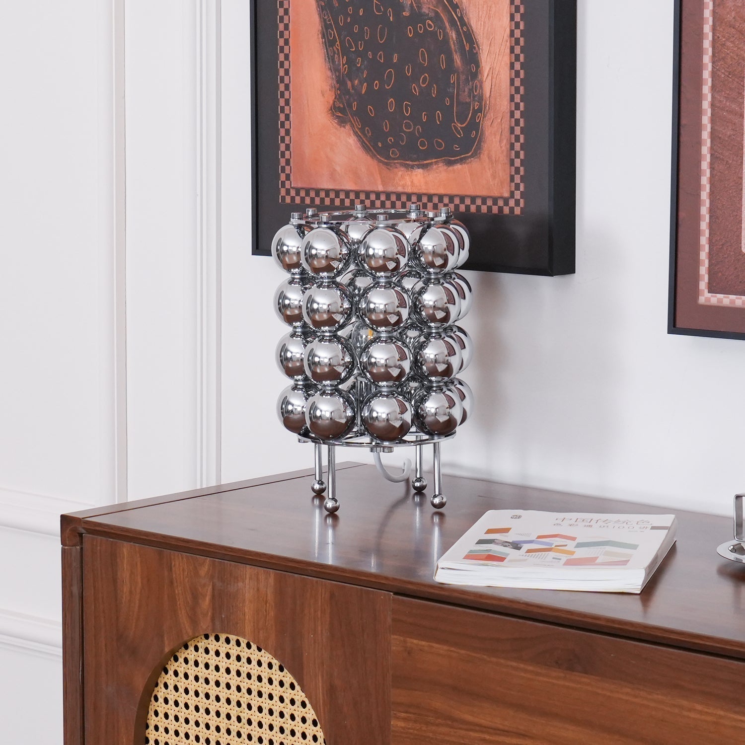 Lirra Steel Futuristic Table Lamp
