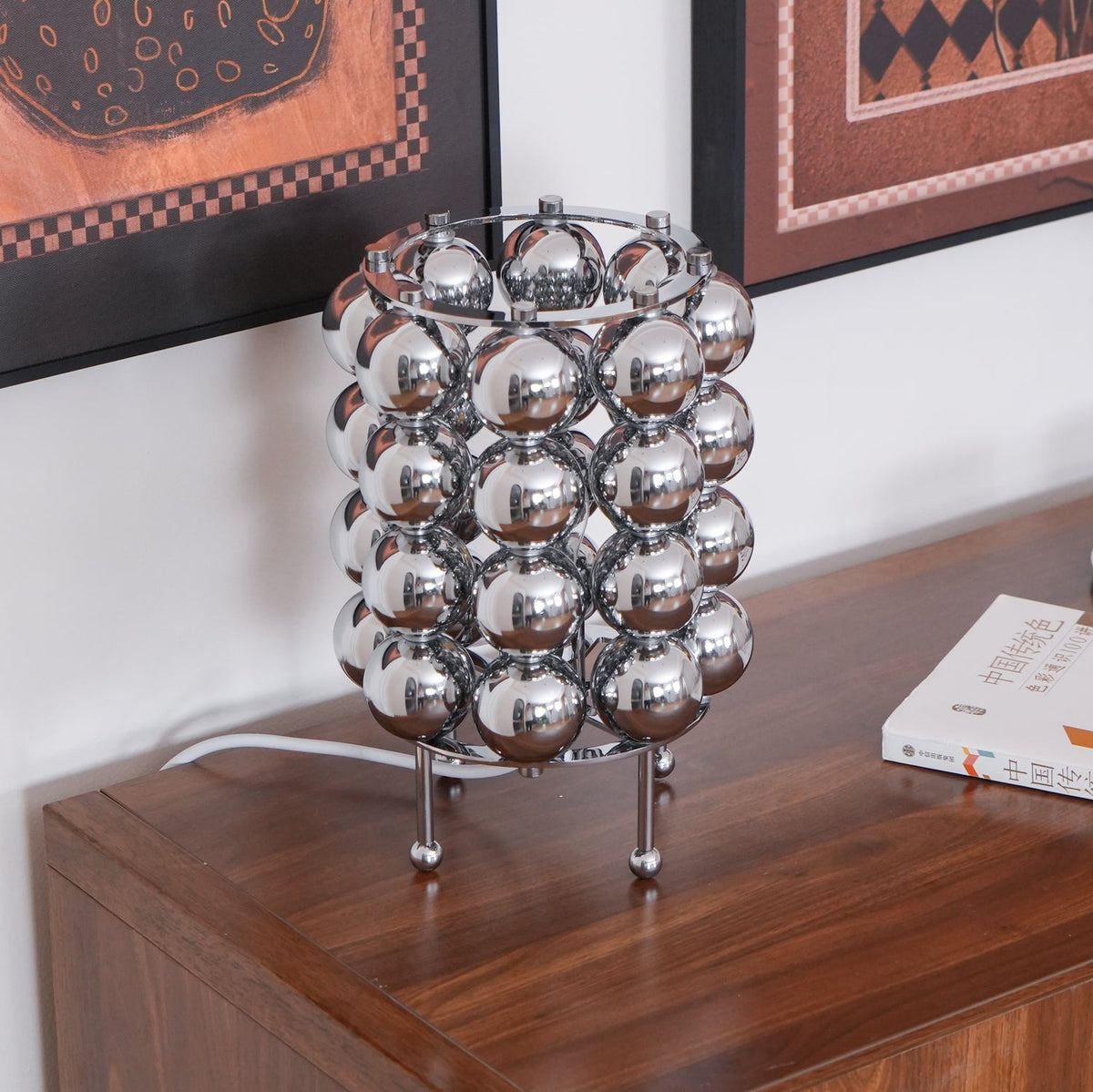 Lirra Steel Futuristic Table Lamp