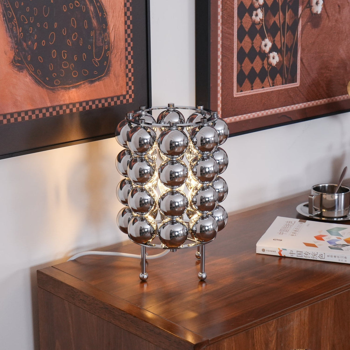 Lirra Steel Futuristic Table Lamp