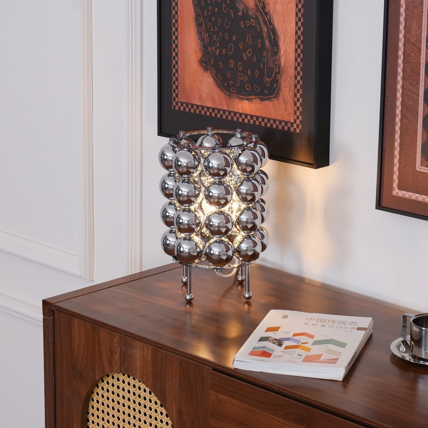 Lirra Steel Futuristic Table Lamp