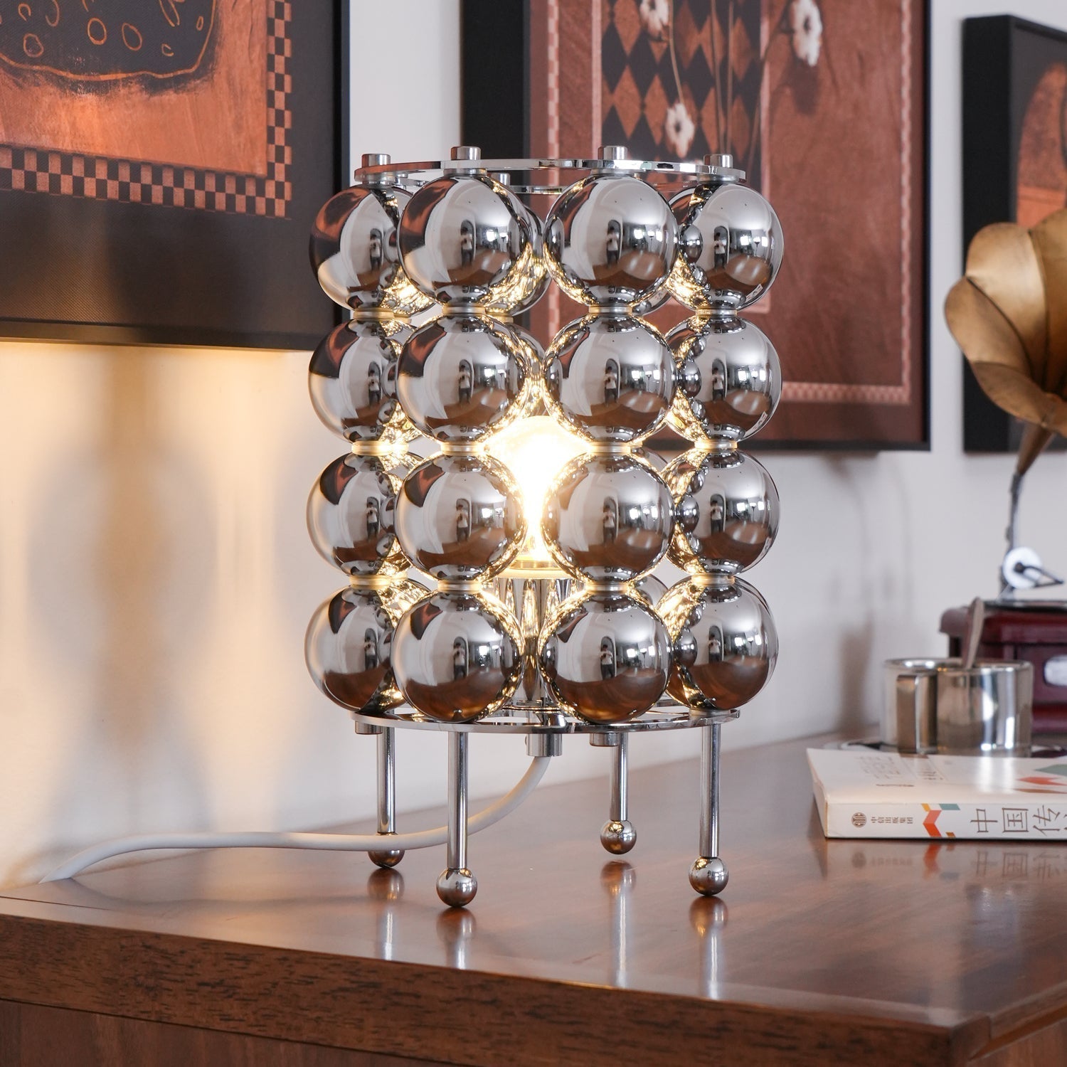 Lirra Steel Futuristic Table Lamp