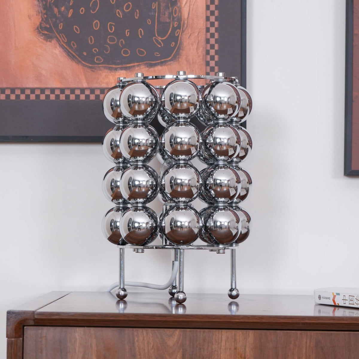 Lirra Steel Futuristic Table Lamp