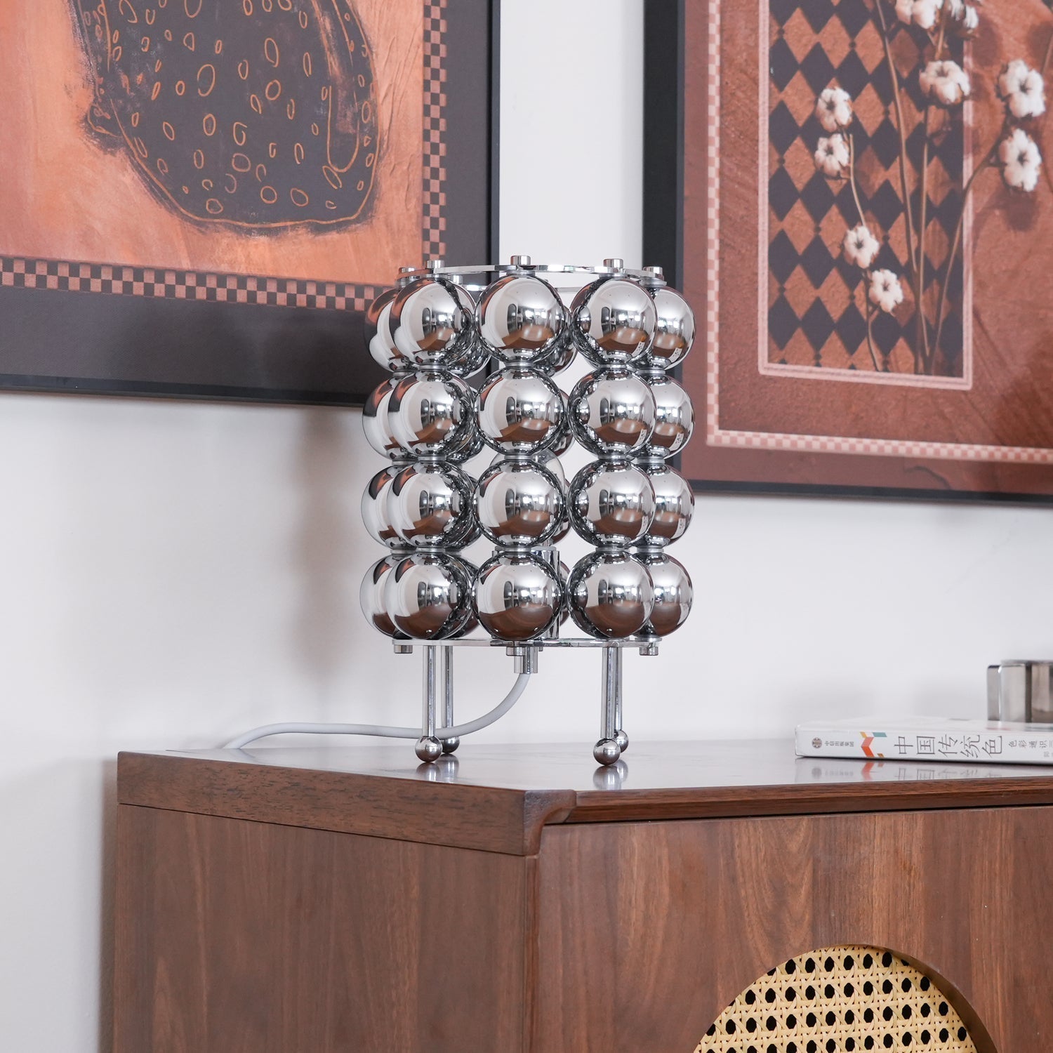 Lirra Steel Futuristic Table Lamp