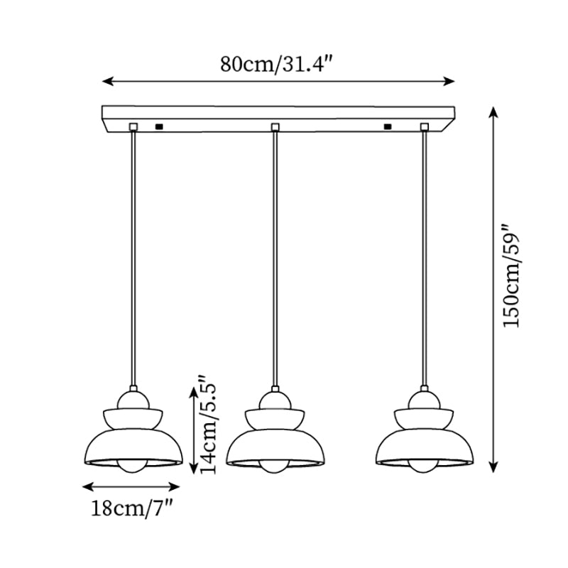 Pendant Lamp Travertine Shade Wood Modern Nordic Beige Walnut - Neutral Decor
