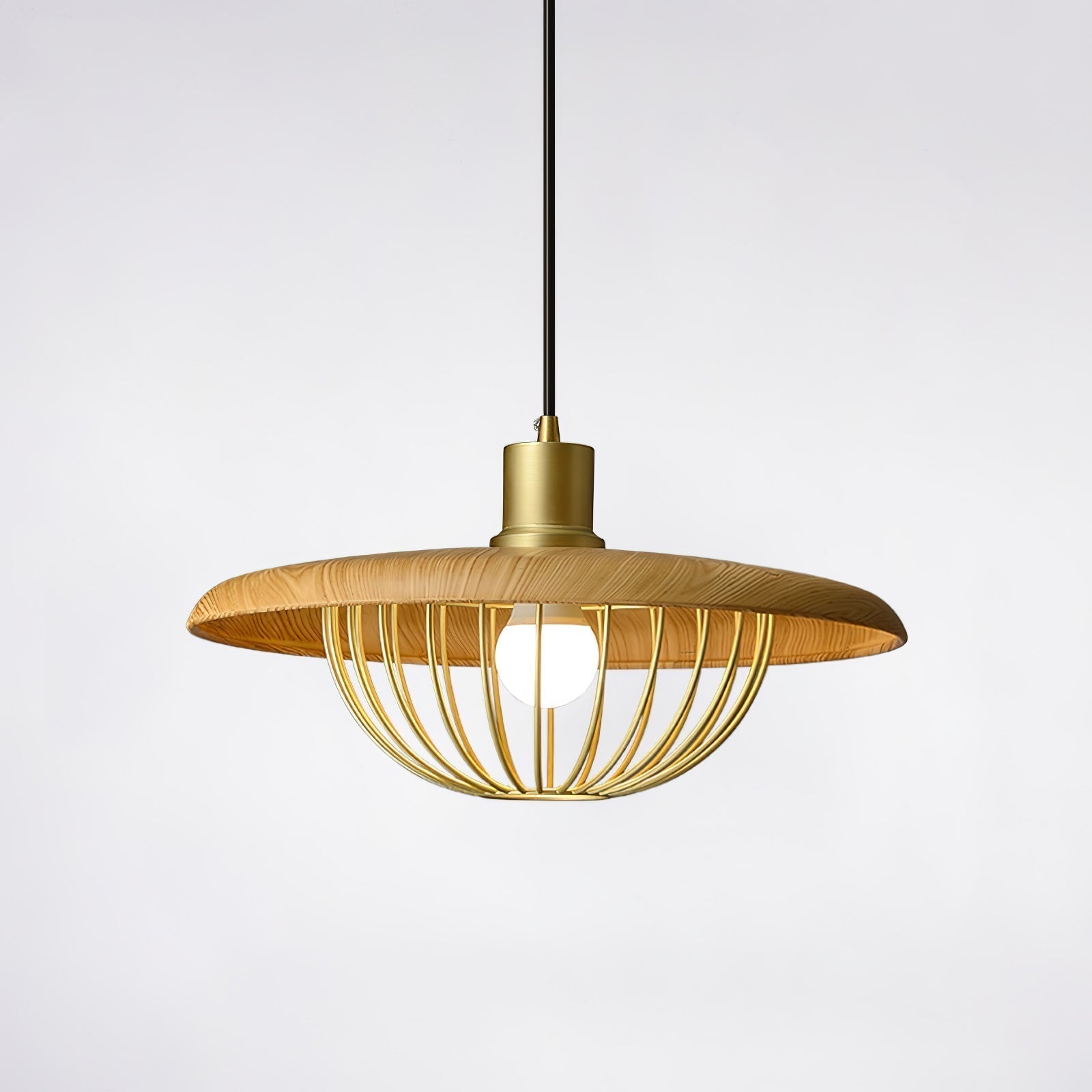Rinoira Wood Retro Vintage Pendant Lamp