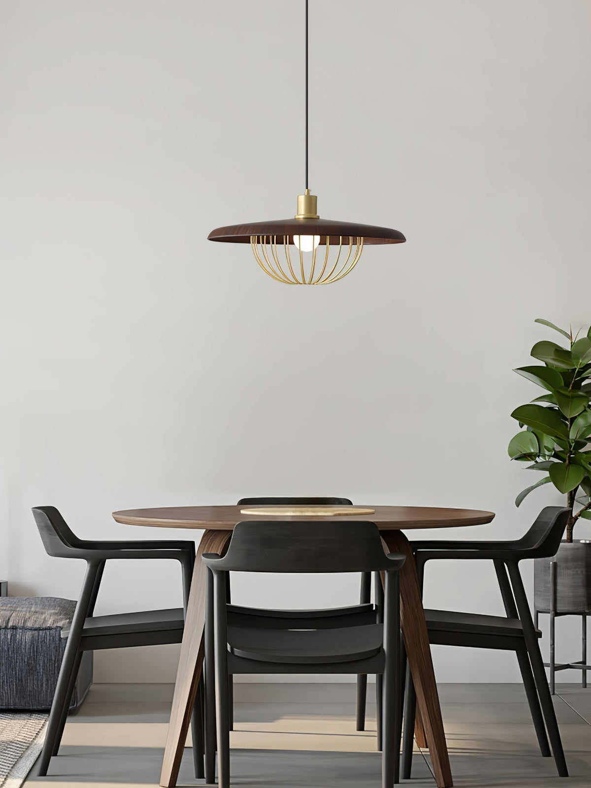 Rinoira Wood Retro Vintage Pendant Lamp