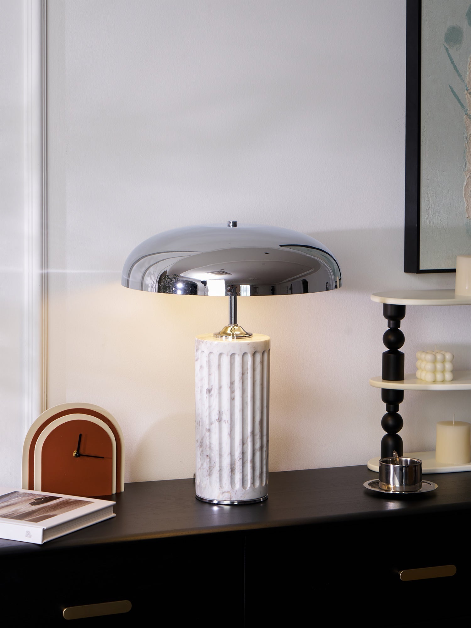 Zenith Modern Marble Table Lamp