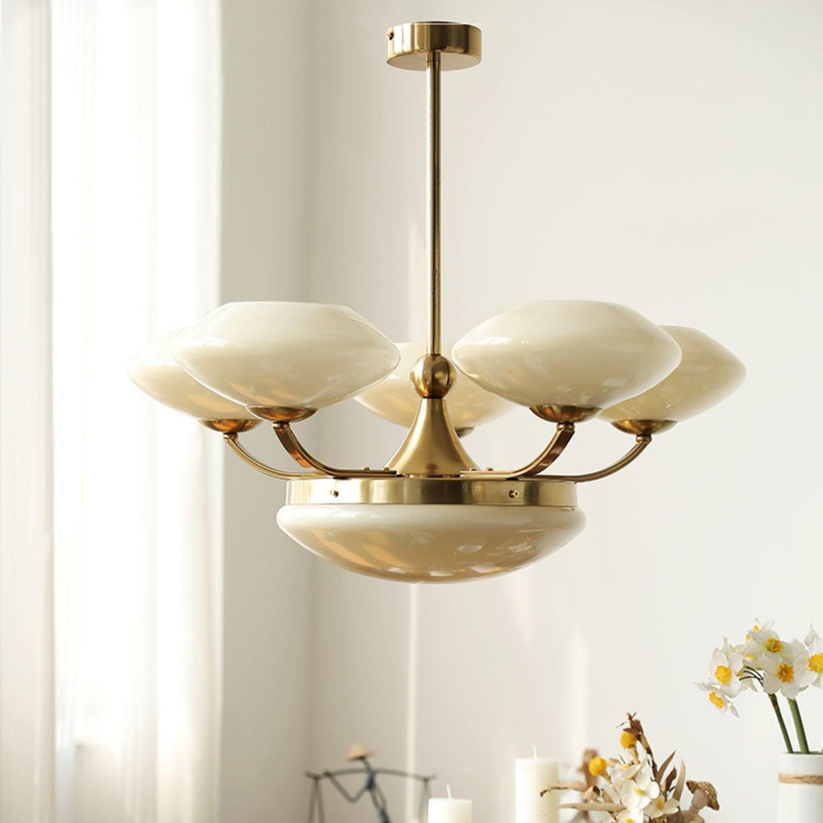 Velaira Classic Glass Chandelier