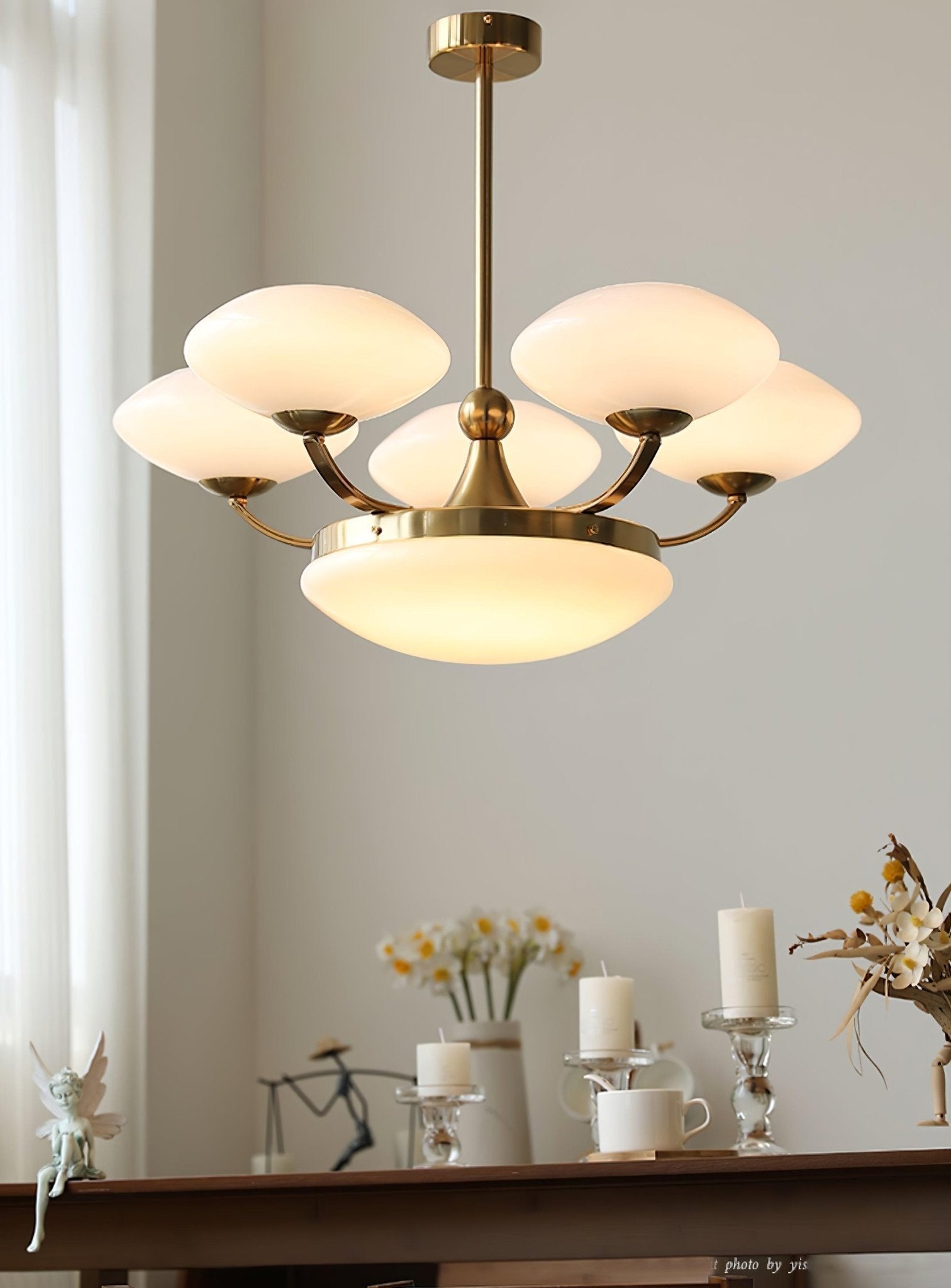 Velaira Classic Glass Chandelier