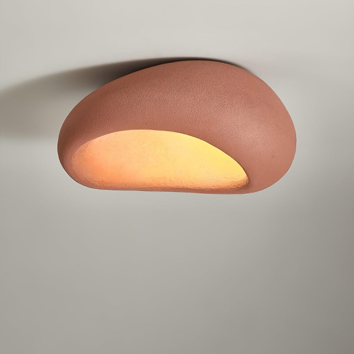 Arlena Ceiling Lamp with Japanese Wabi-Sabi Moon