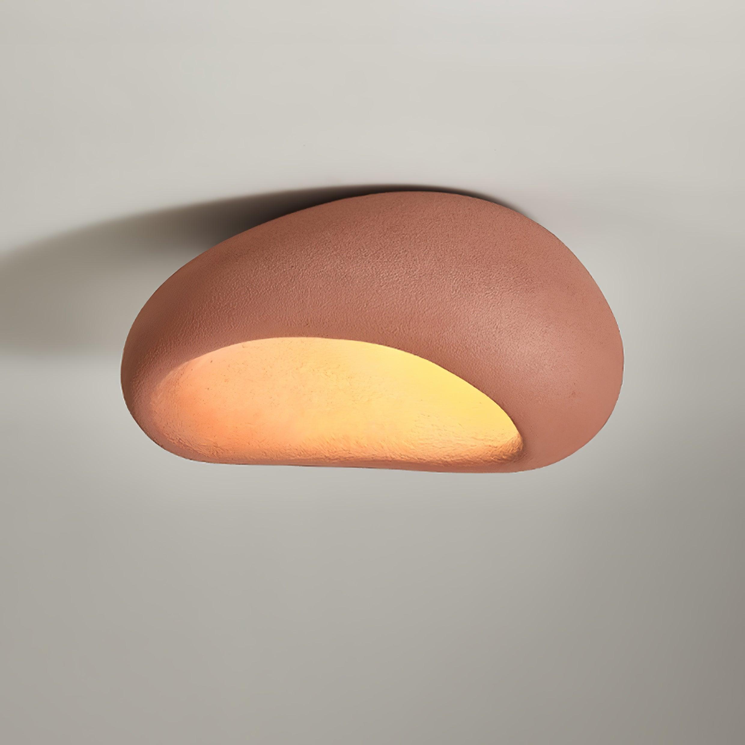 Arlena Ceiling Lamp with Japanese Wabi-Sabi Moon