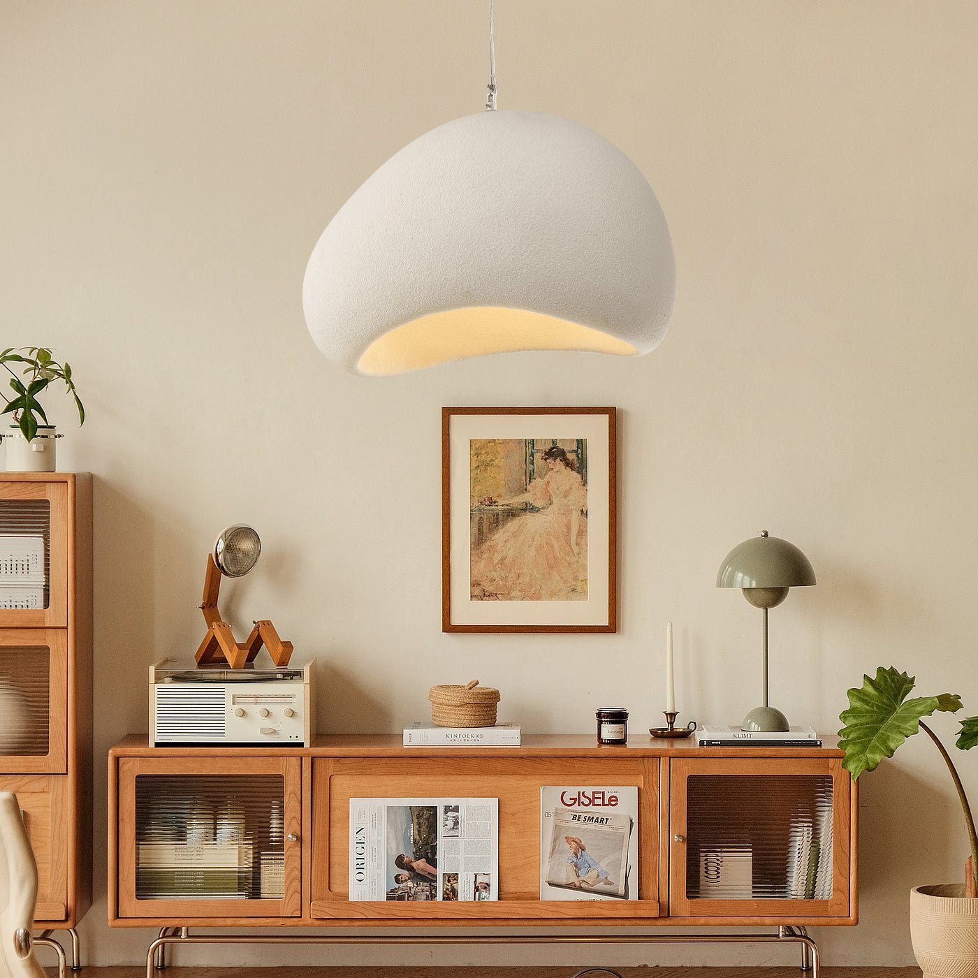 Reloza Modern Minimalist Resin Pendant Light