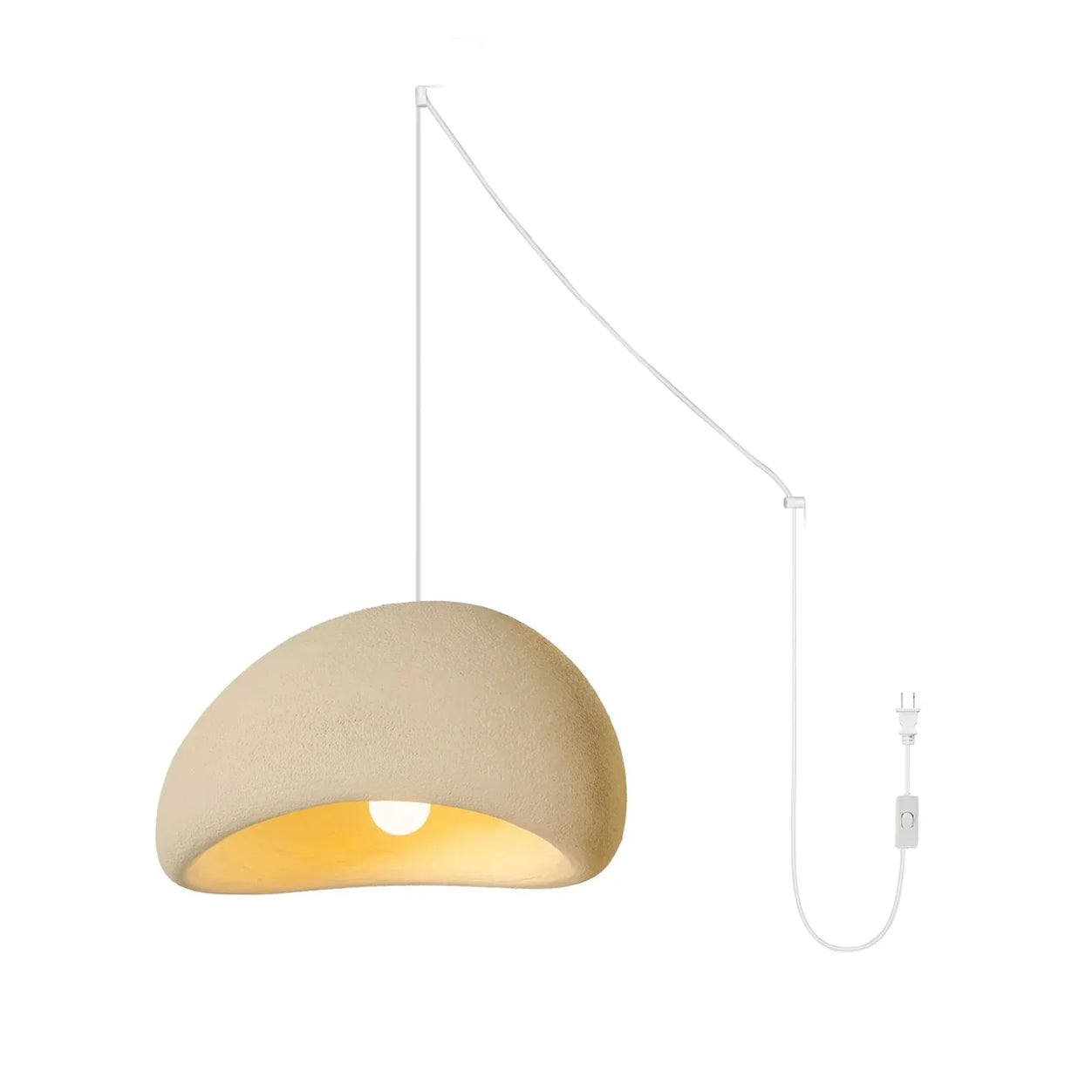 Lustra Pendant Light Cloud Swag Wabi-Sabi - Neutral Decor