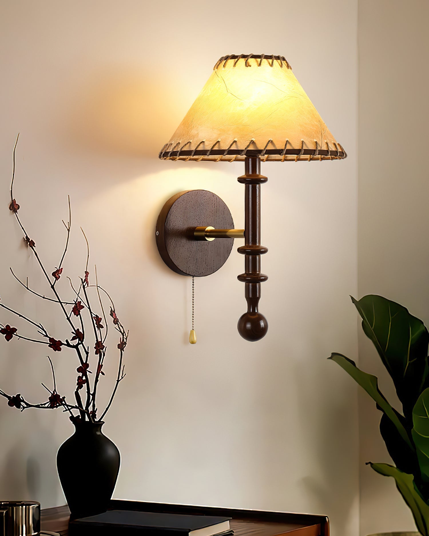 Hearthwood Wall Lamp - Neutral Decor
