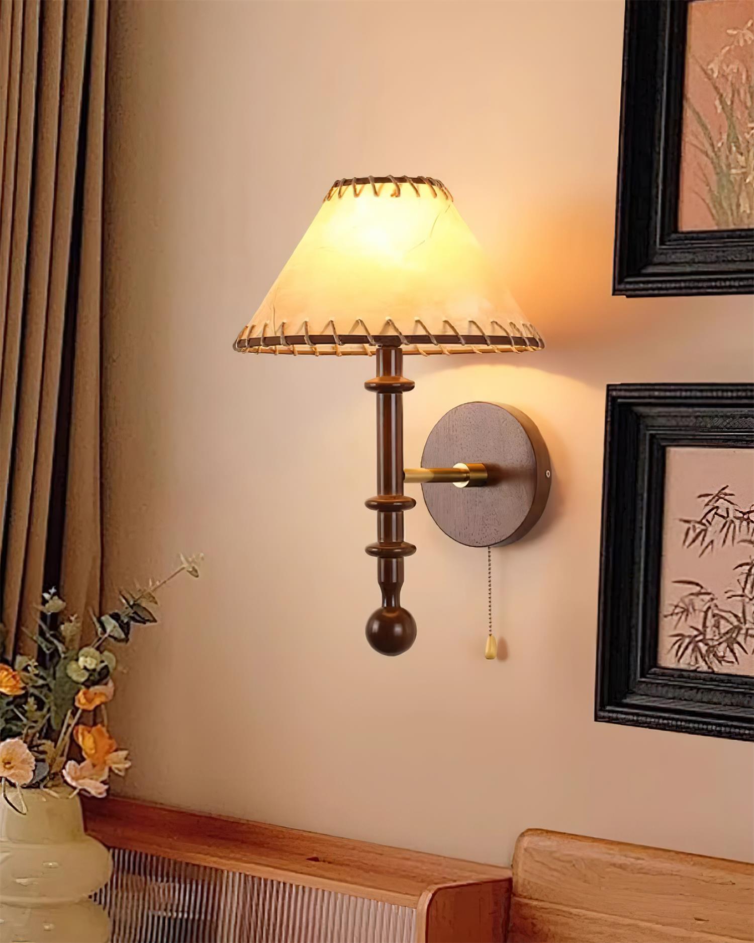 Hearthwood Wall Lamp - Neutral Decor