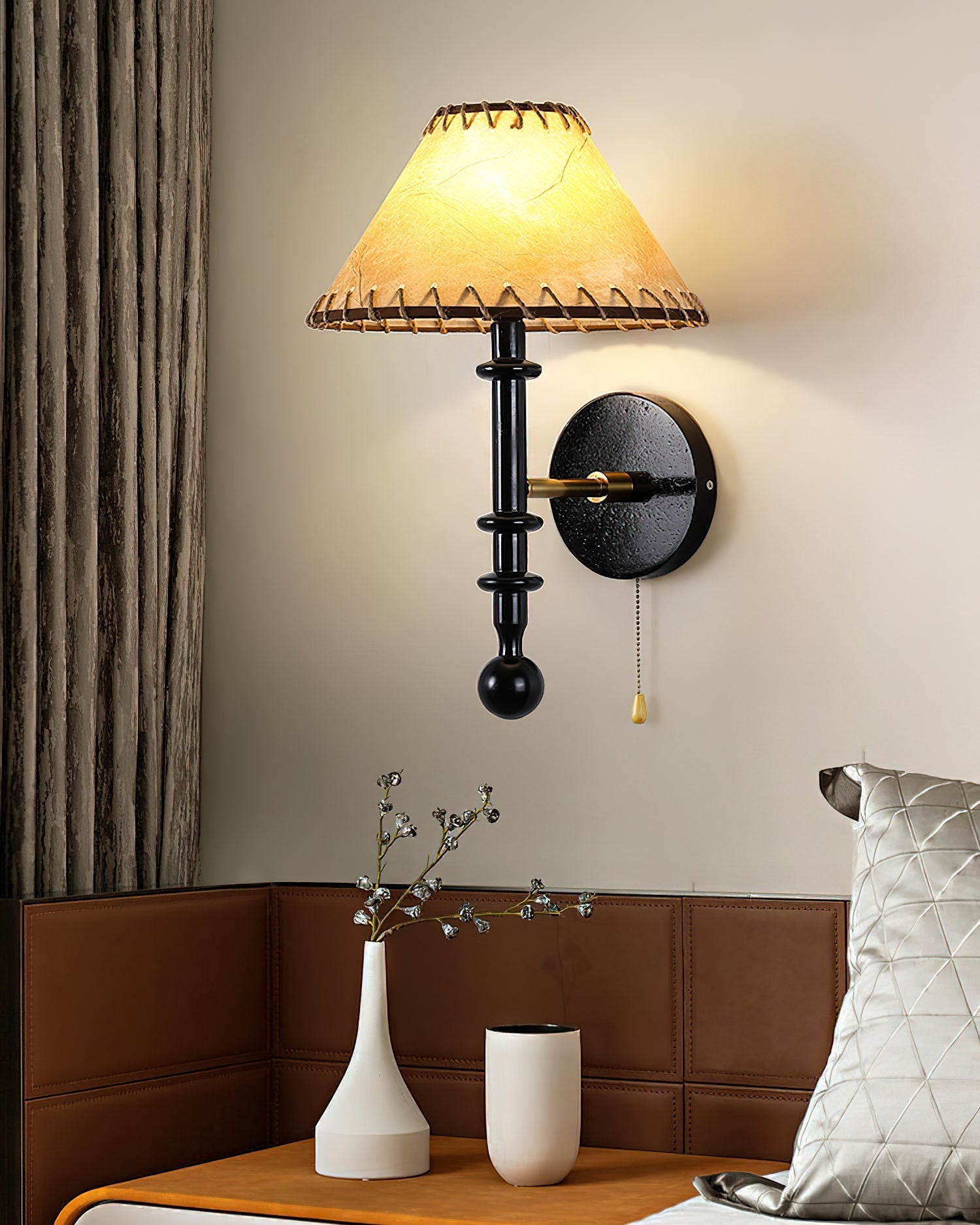 Hearthwood Wall Lamp - Neutral Decor