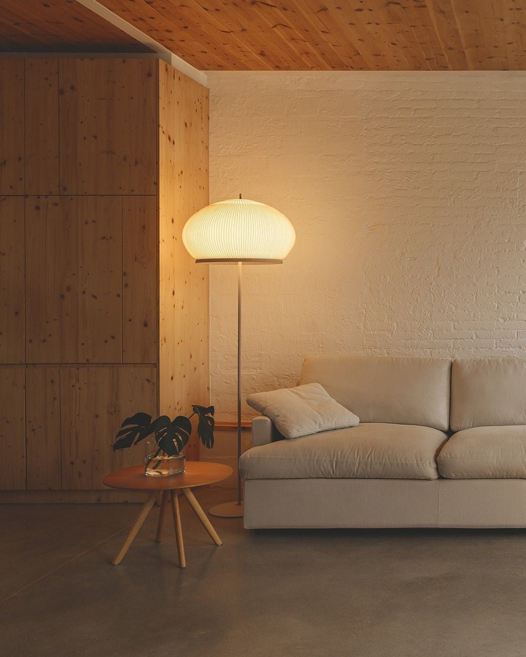 Sorenix Steel Fabric Floor Lamp