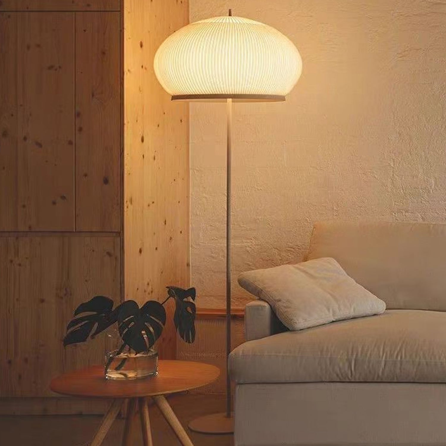 Sorenix Steel Fabric Floor Lamp