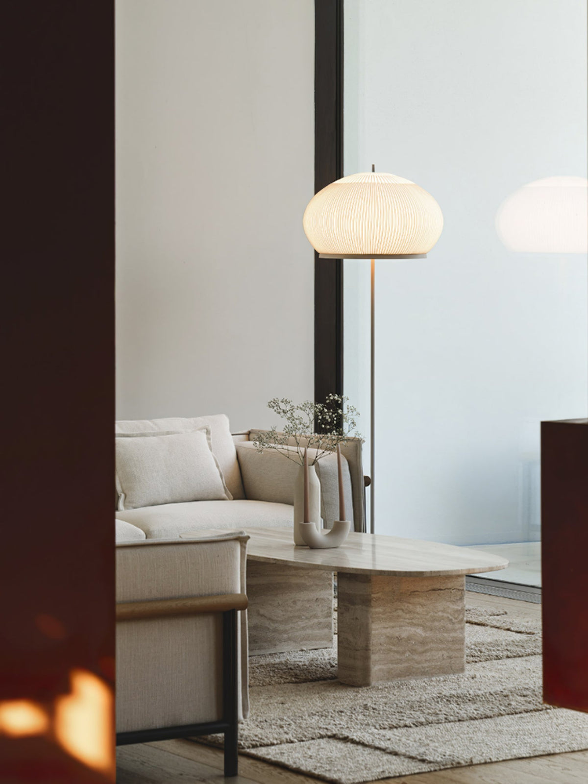 Sorenix Steel Fabric Floor Lamp