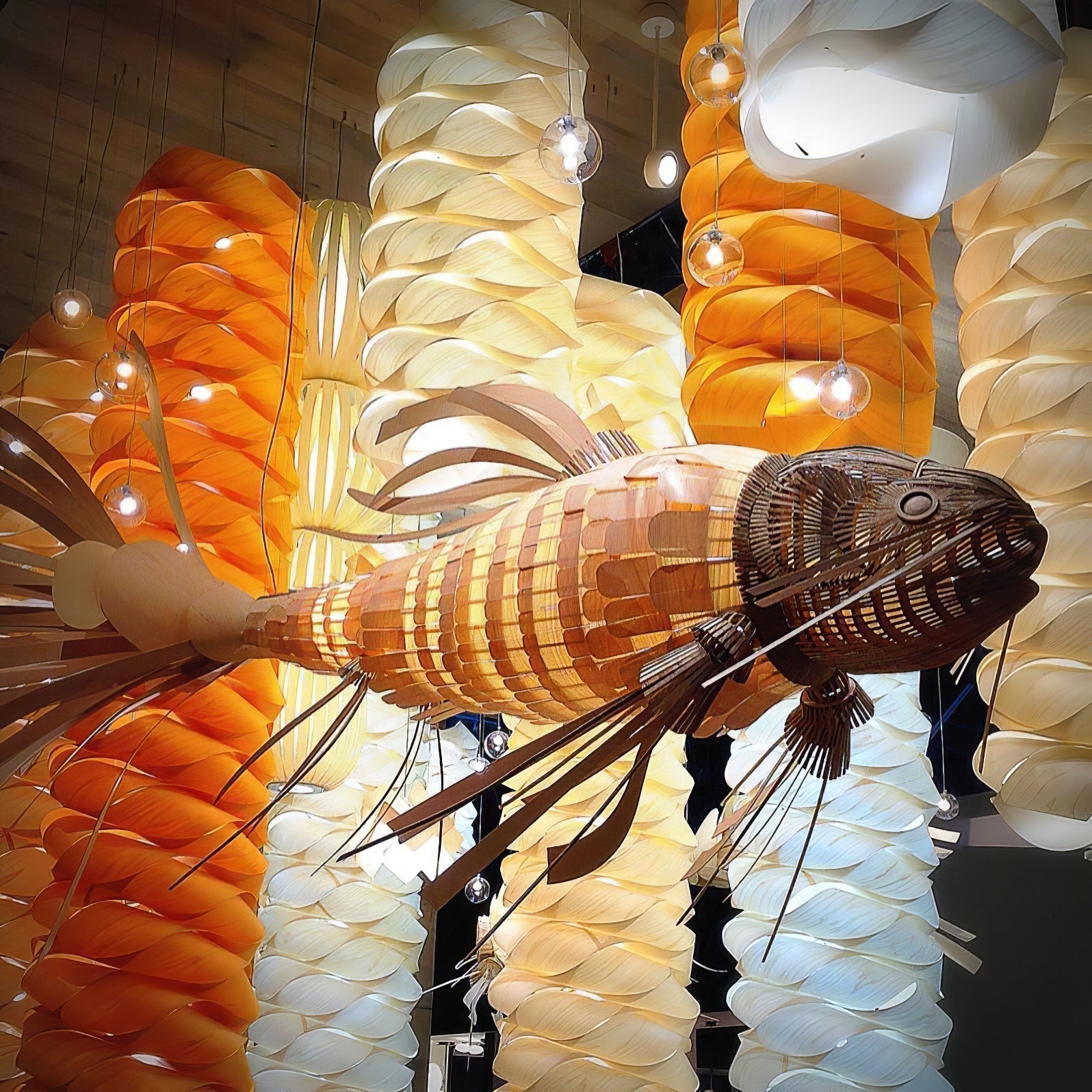 Sylaraine Wood Chandelier