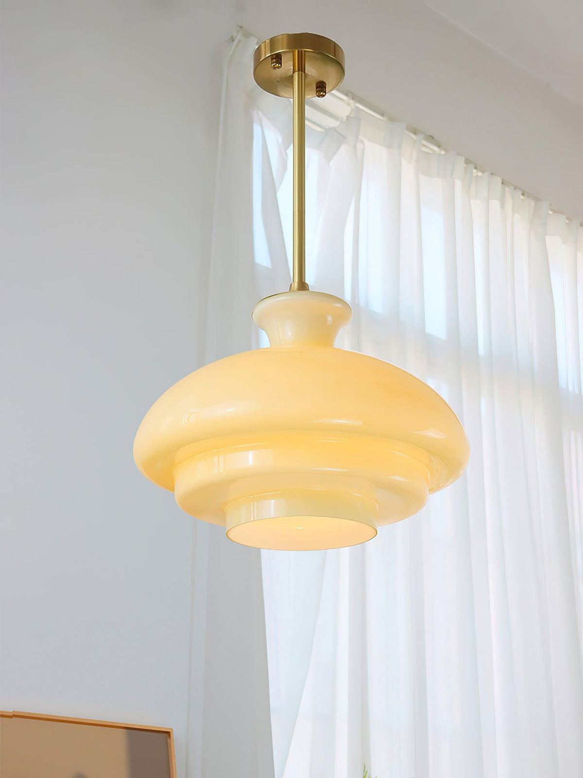 Sunbeam Modern Glass Pendant Lamp