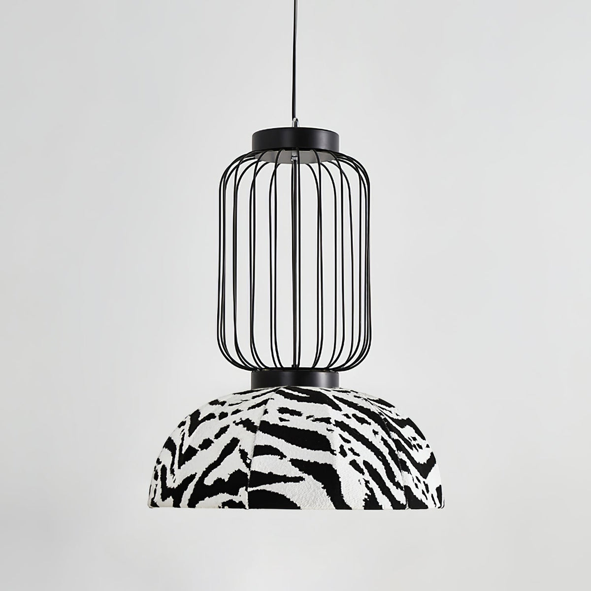 Forge Industrial Fabric Pendant Lamp
