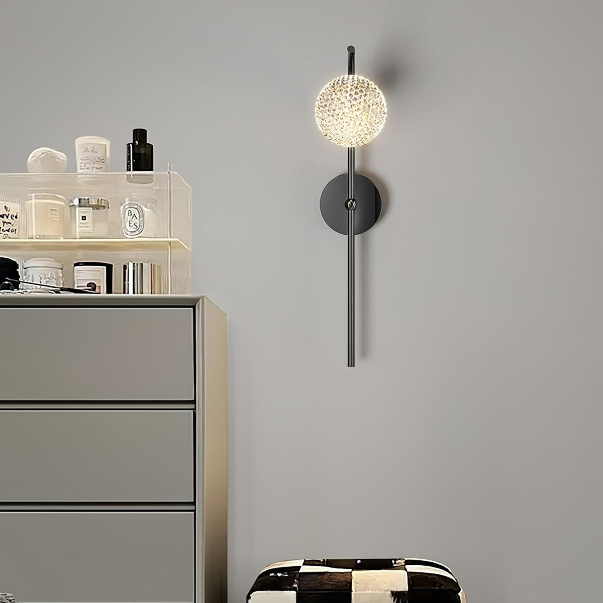 Urineth Premium Nordic Art Crystal Wall Lamp