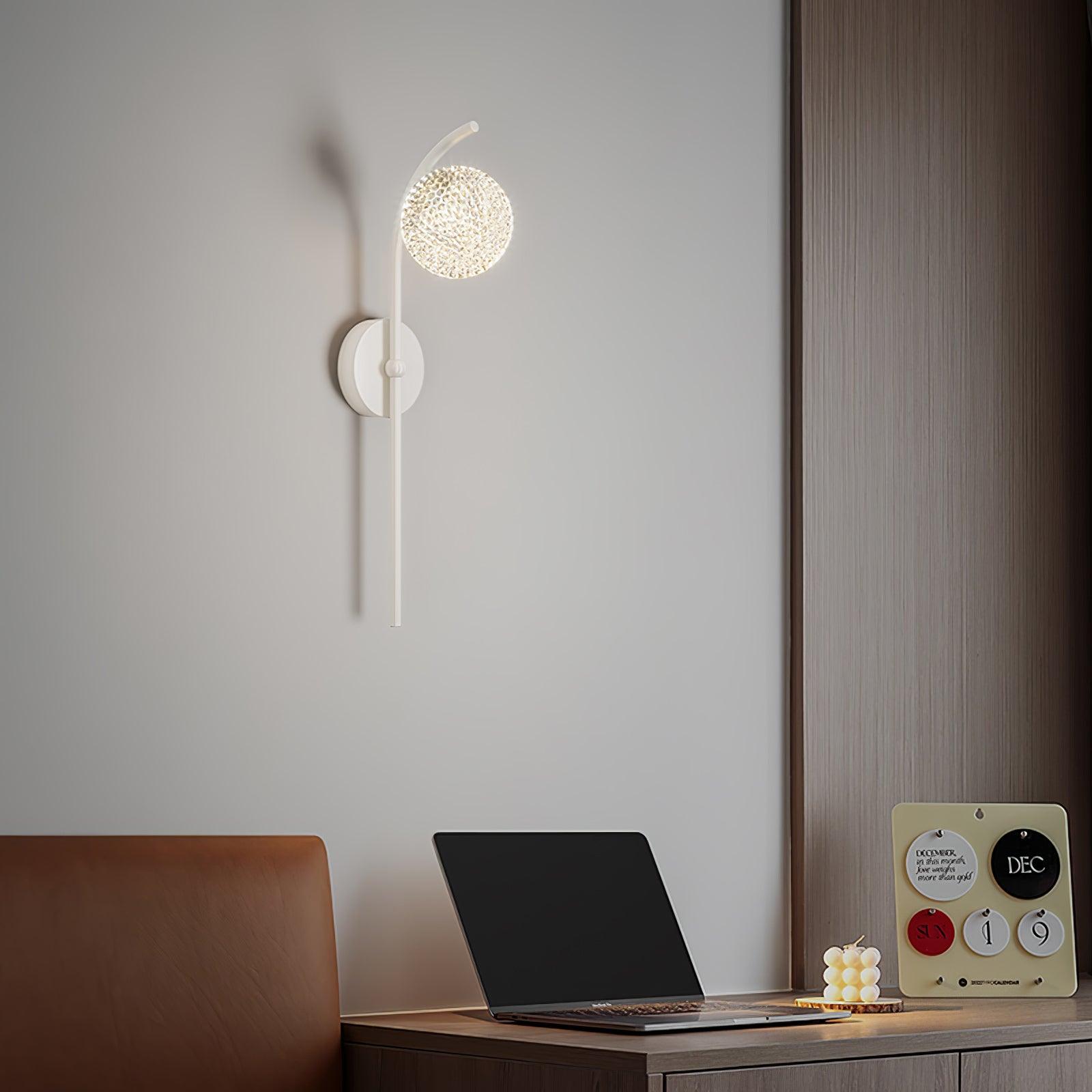 Urineth Premium Nordic Art Crystal Wall Lamp