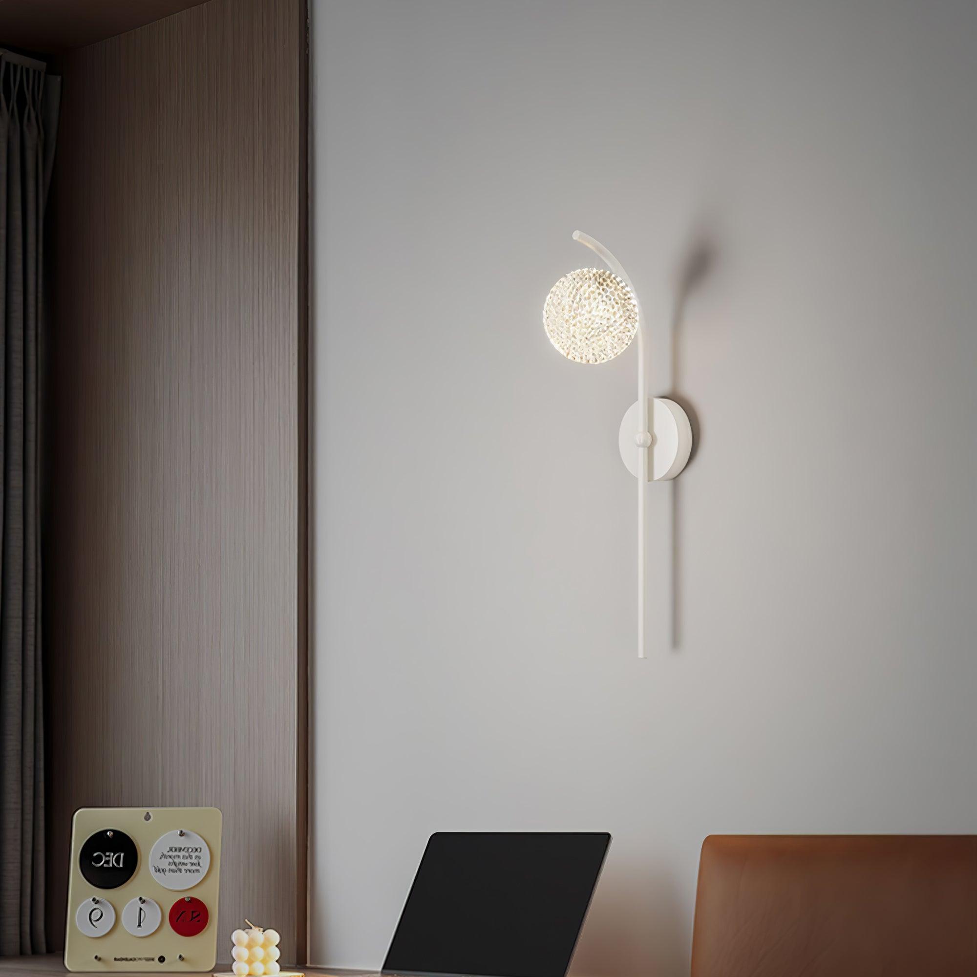 Urineth Premium Nordic Art Crystal Wall Lamp