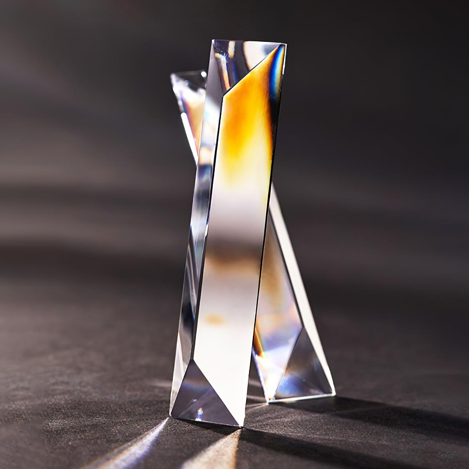 Voveliel Postmodern Luxury Crystal Glass Wall Lamp