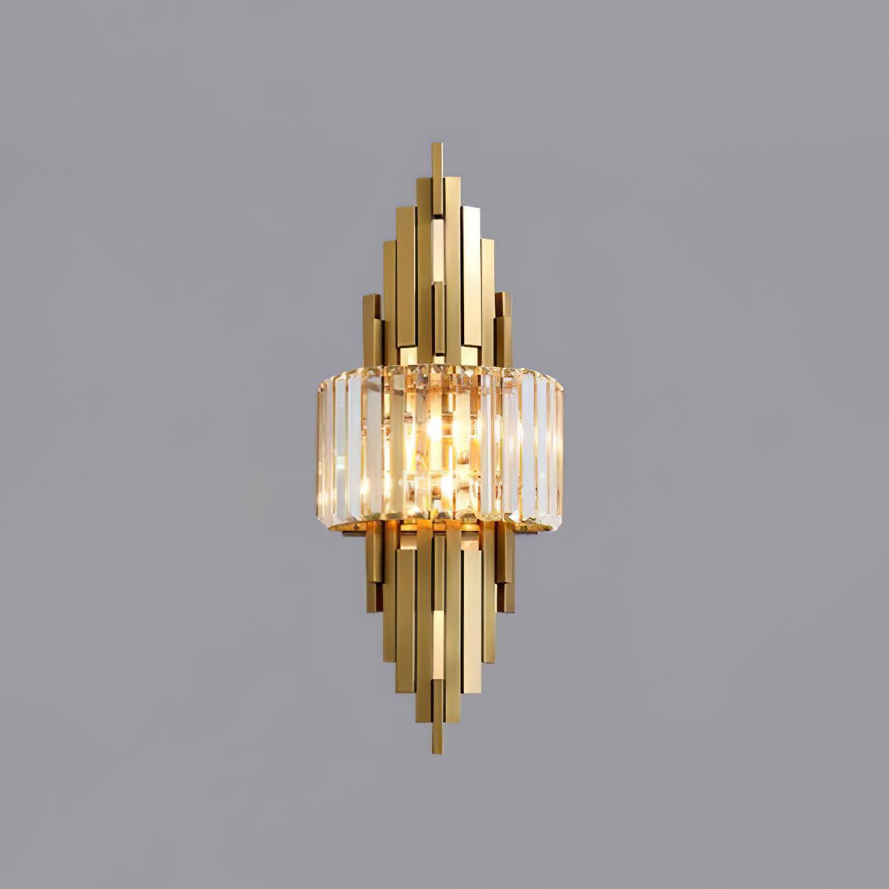 Voveliel Postmodern Luxury Crystal Glass Wall Lamp - Neutral Decor