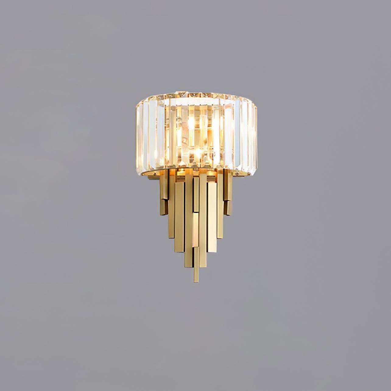 Voveliel Postmodern Luxury Crystal Glass Wall Lamp - Neutral Decor