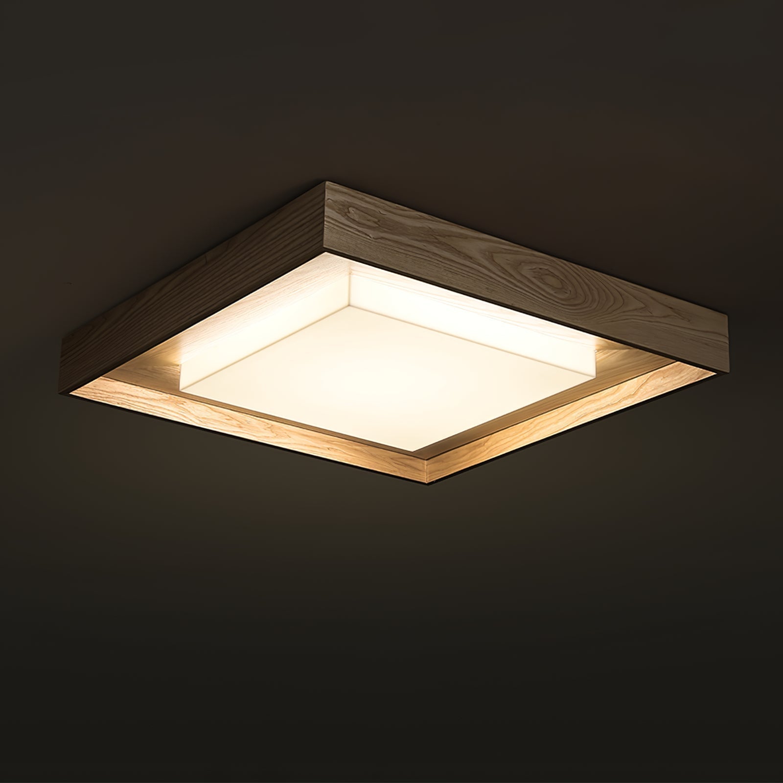 Auro Rustic Wood Ceiling Light